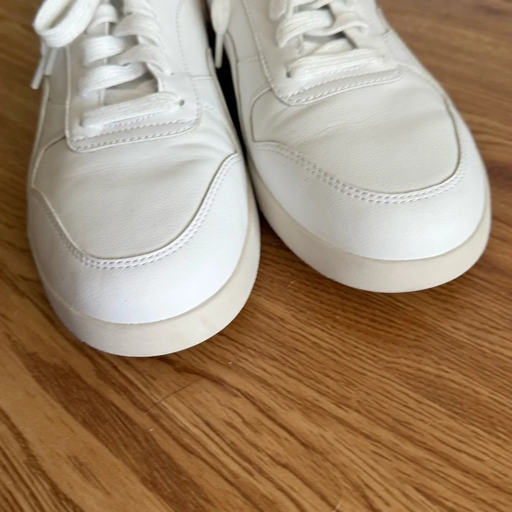 EVERLANE The ReLeather Court Sneaker White Size 9